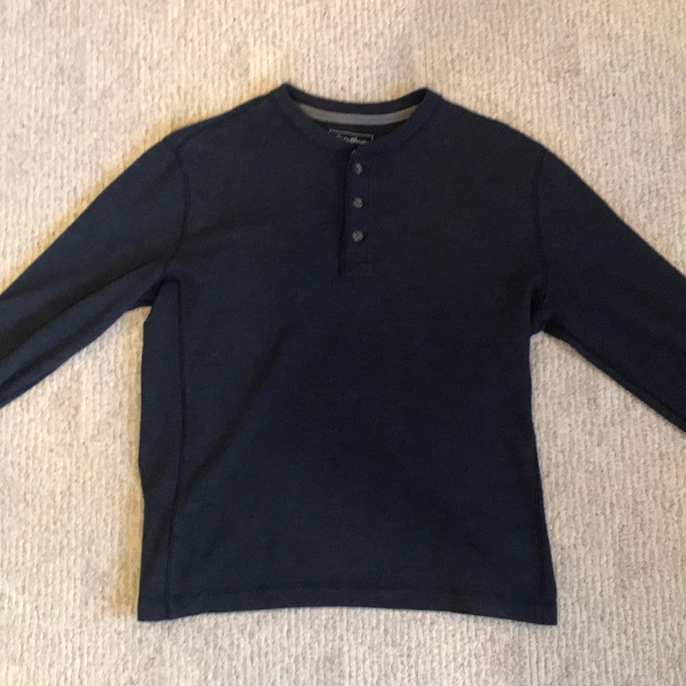 Eddie Bauer thermal button shirt